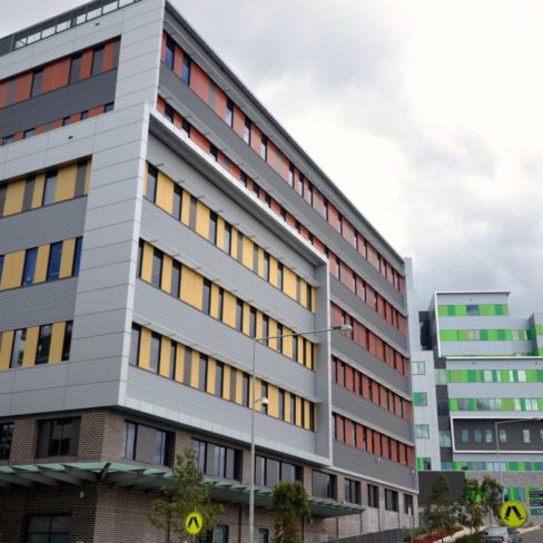 Hospital non combustible VitraPanel prefinished CFC