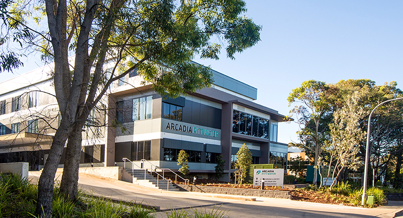 Pittwater Private Hospital VitraPanel facade