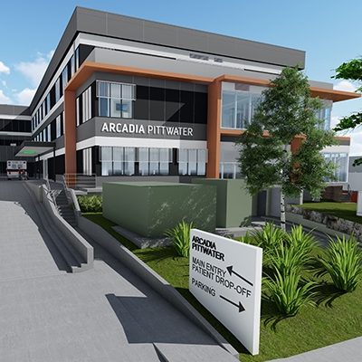 Pittwater Private Hospital VitraPanel facade