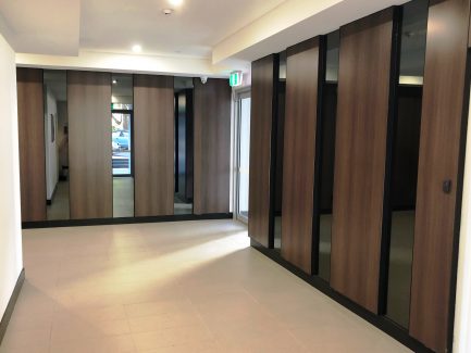wood grain Vitrapanel printed panels